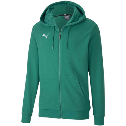 Pepper Green - Front - Puma Mens TeamGoal 23 Casuals Full Zip Hoodie