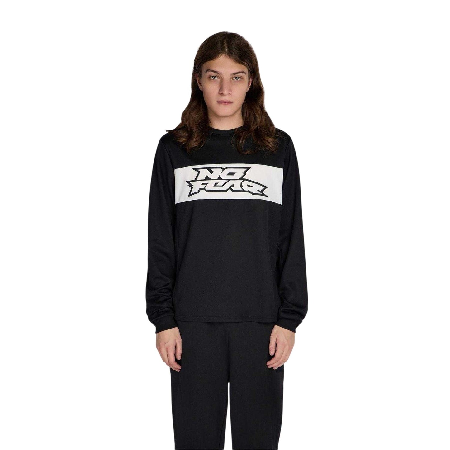 Black - Side - No Fear Mens Motorsport Regular T-Shirt