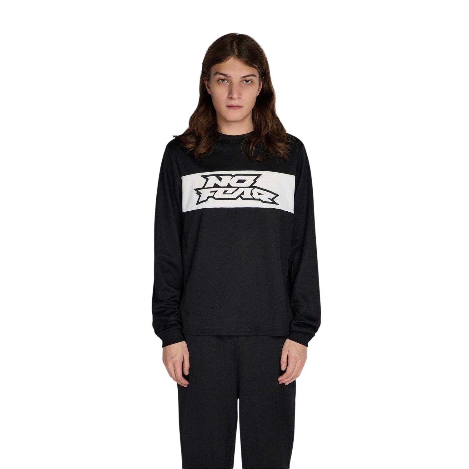 Black - Side - No Fear Mens Motorsport Regular T-Shirt