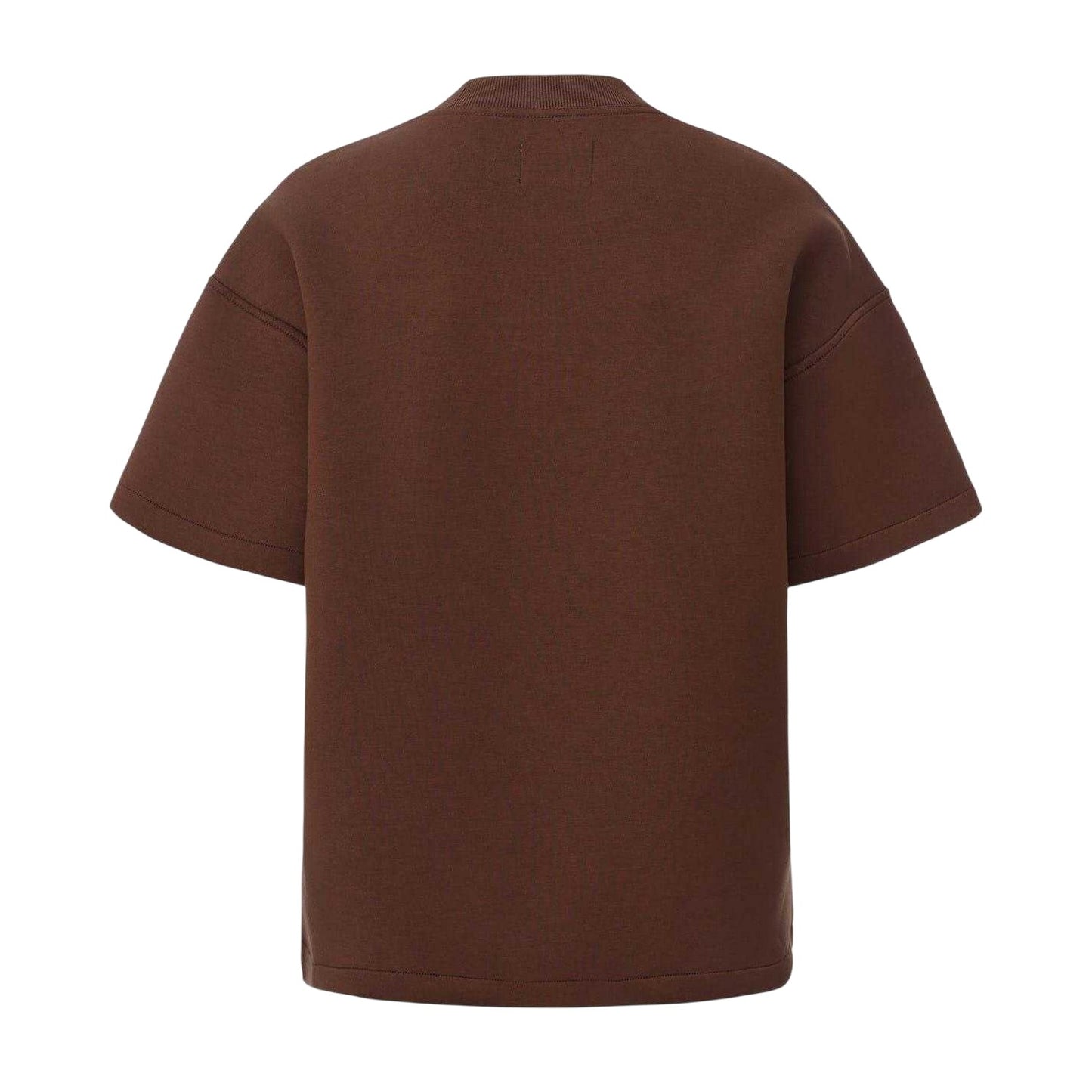 Brown - Back - Firetrap Mens Plain Scuba Comfort T-Shirt