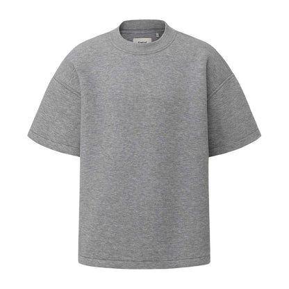 Grey - Front - Firetrap Mens Plain Scuba Comfort T-Shirt