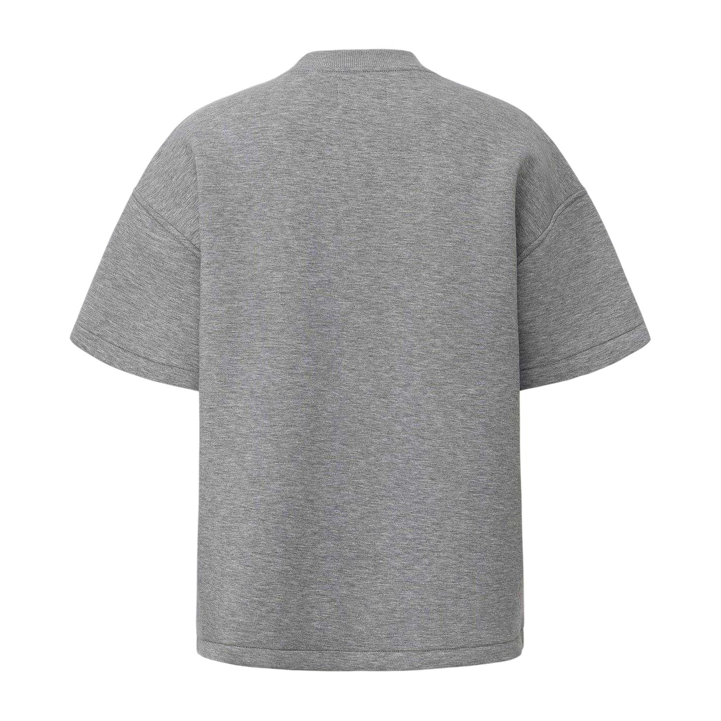Grey - Back - Firetrap Mens Plain Scuba Comfort T-Shirt
