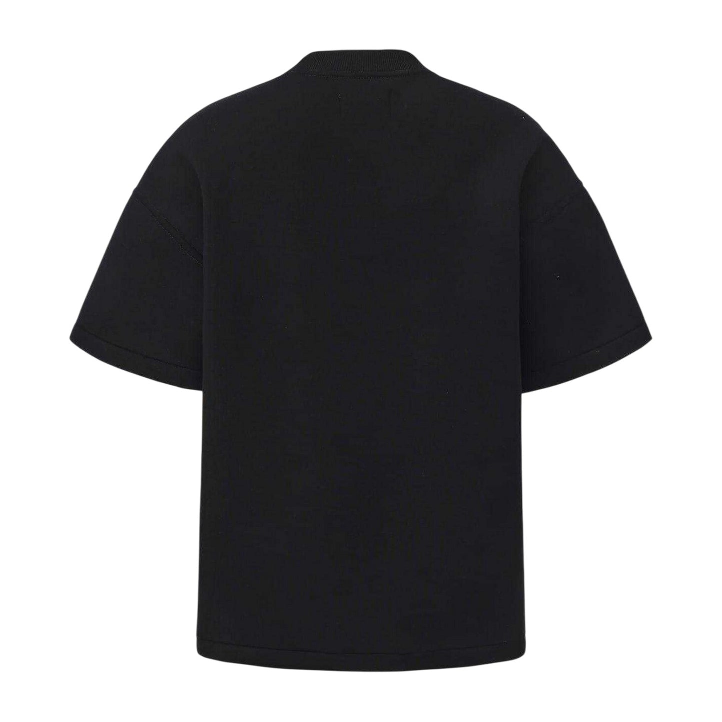 Black - Back - Firetrap Mens Plain Scuba Comfort T-Shirt