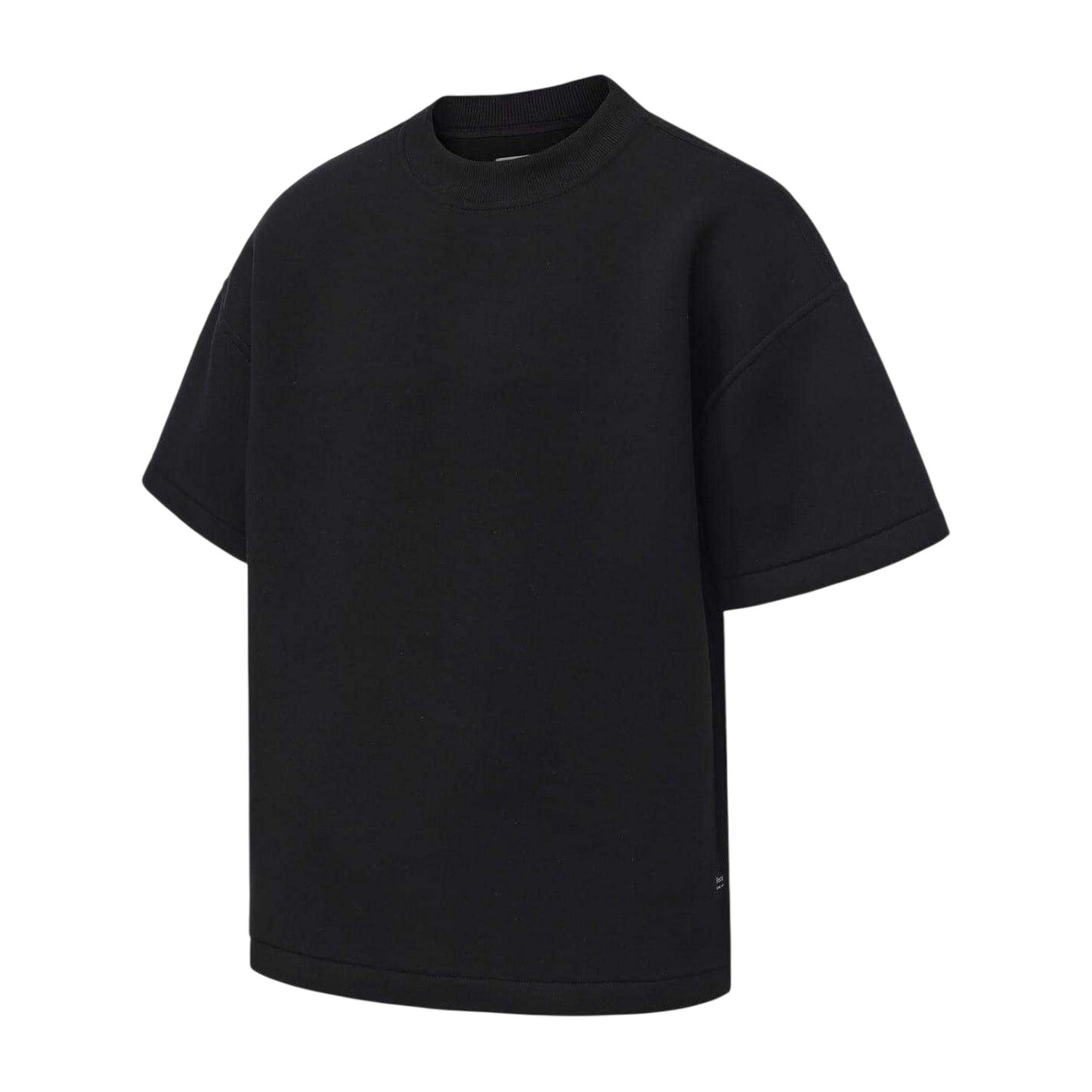 Black - Side - Firetrap Mens Plain Scuba Comfort T-Shirt