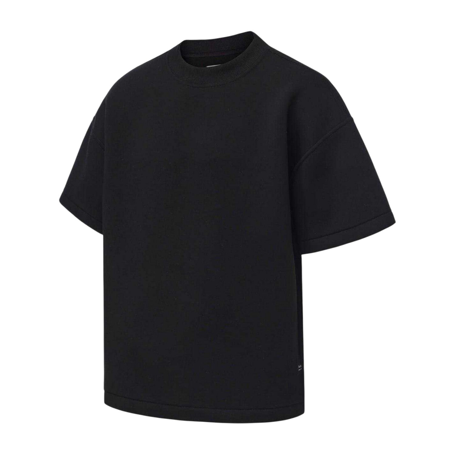 Black - Side - Firetrap Mens Plain Scuba Comfort T-Shirt