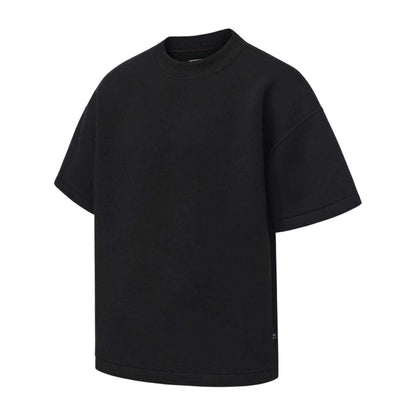 Black - Side - Firetrap Mens Plain Scuba Comfort T-Shirt