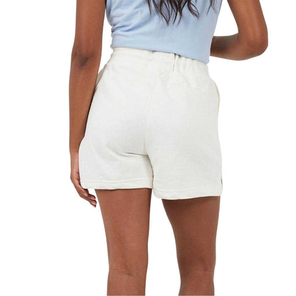 Off White - Back - Brave Soul Womens-Ladies Jersey Sweat Shorts