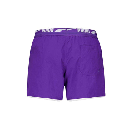 Violet Purple - Back - Puma Mens Lightweight Swim Shorts