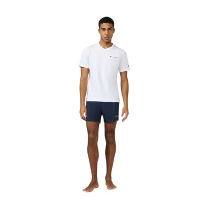 Navy - Side - Champion Mens Plain Swim Shorts