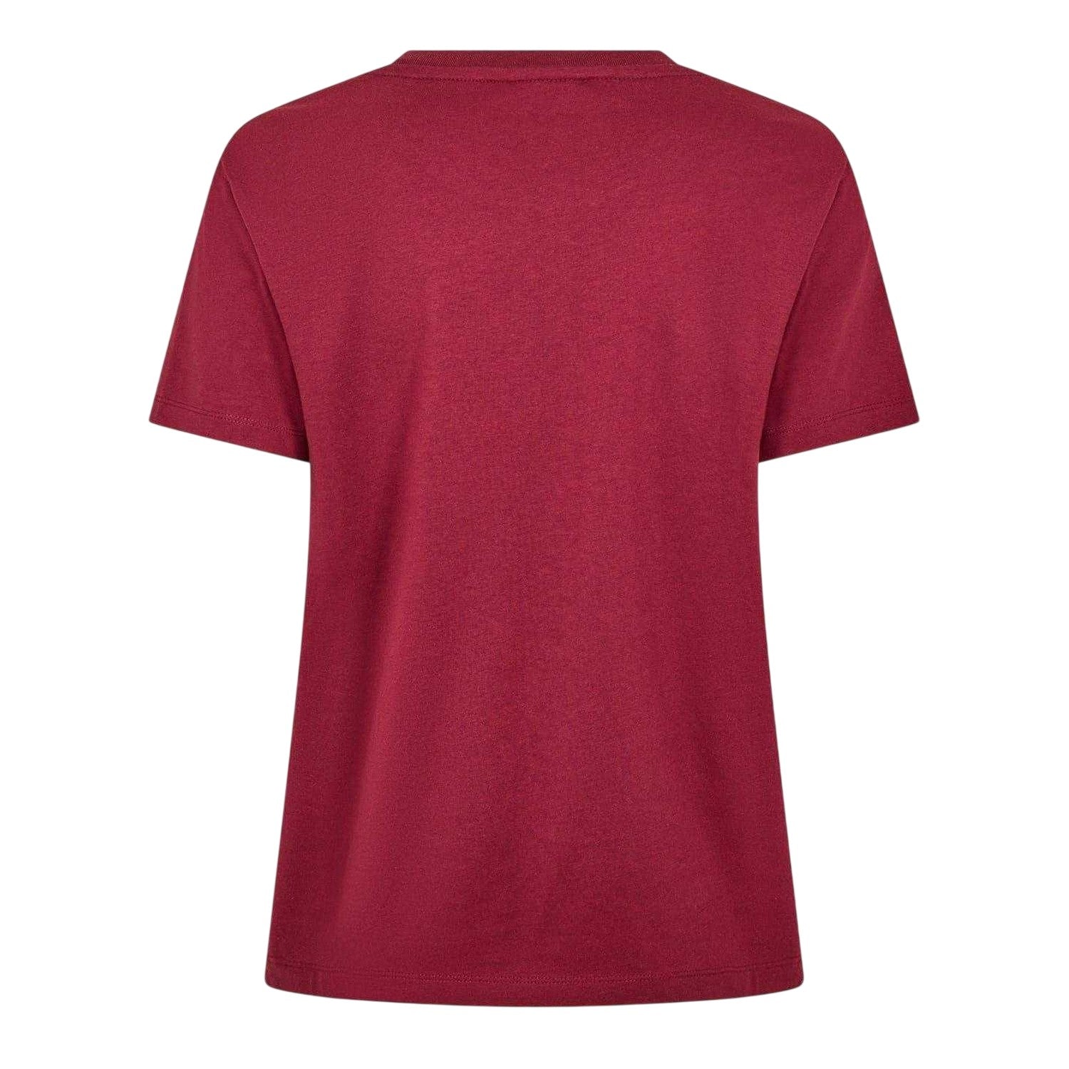 Wine - Back - Jack Wills Womens-Ladies Forstal Boyfriend T-Shirt