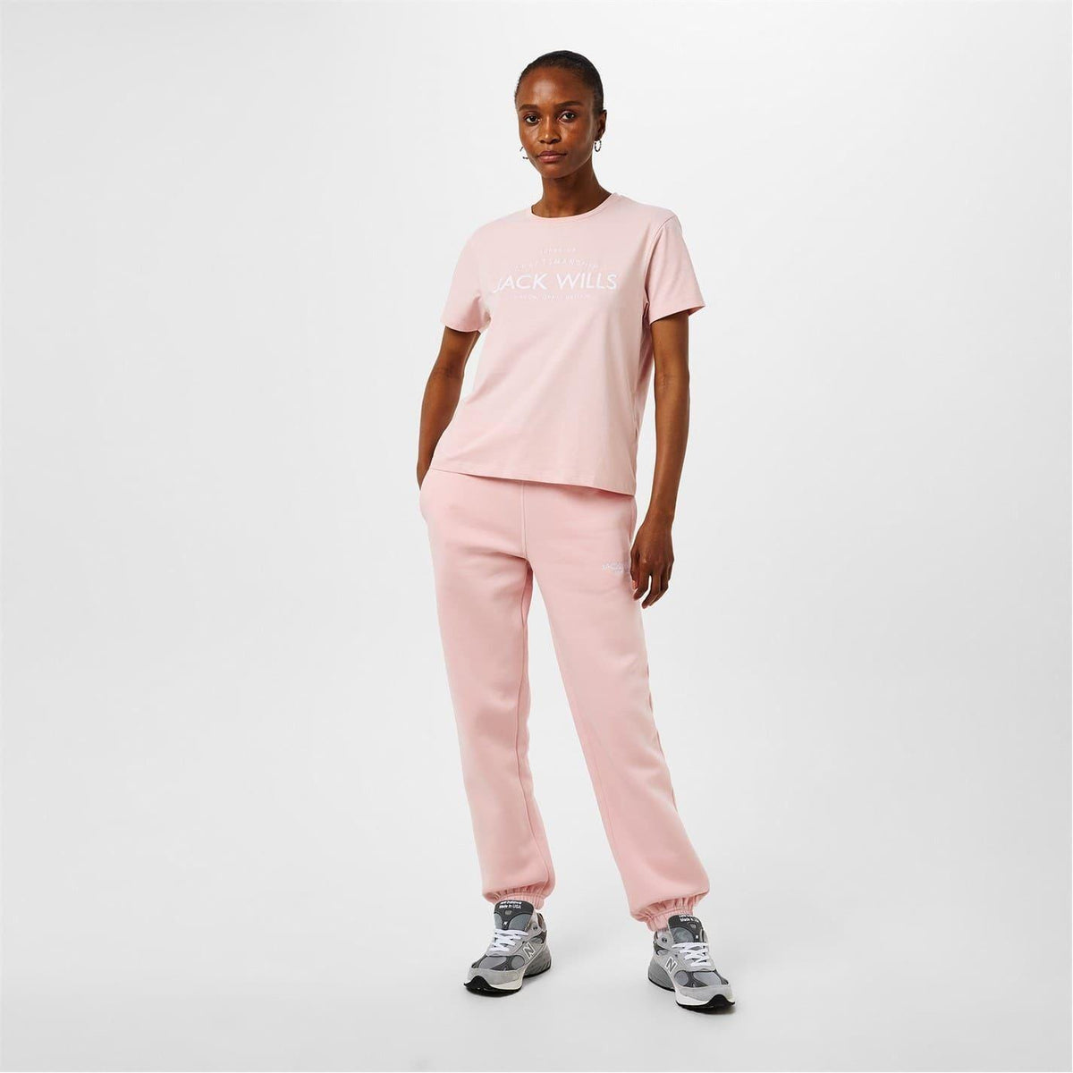 Pink - Lifestyle - Jack Wills Womens-Ladies Forstal Boyfriend T-Shirt