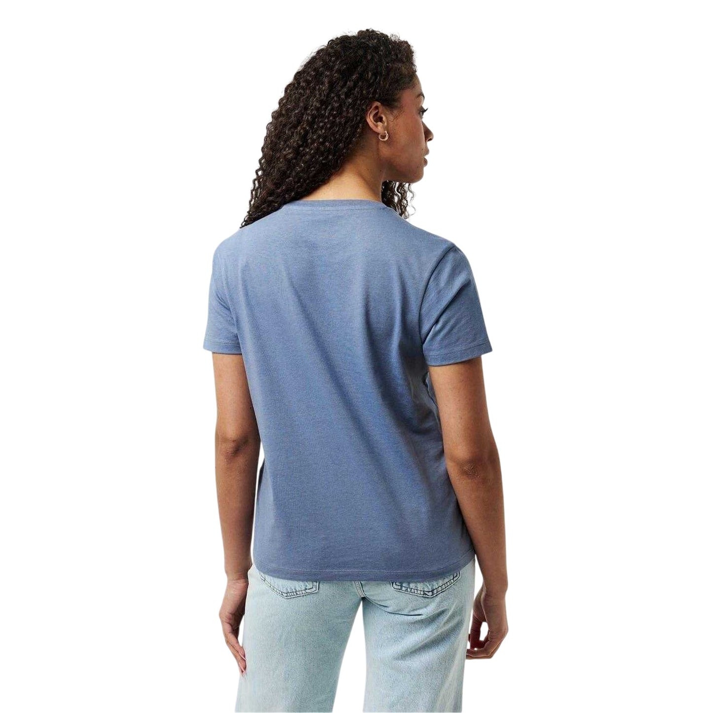 Periwinkle - Back - Jack Wills Womens-Ladies Forstal Boyfriend T-Shirt