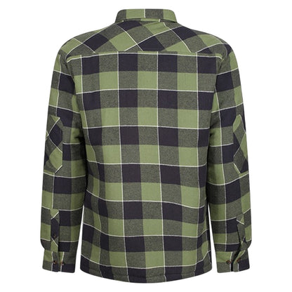 Green - Back - Regatta Mens Shelford Plaid Shirt