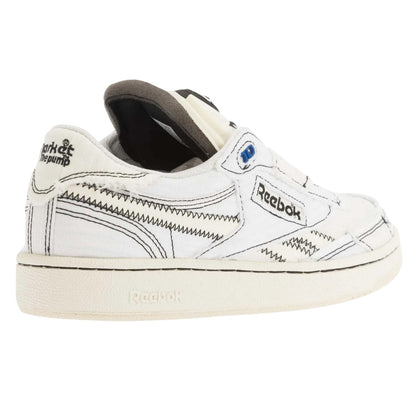 White - Back - Reebok Mens Club C 85 Pumps