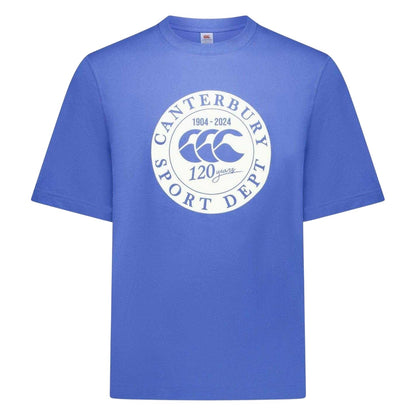 Sapphire - Front - Canterbury Unisex Adult Circle Logo T-Shirt