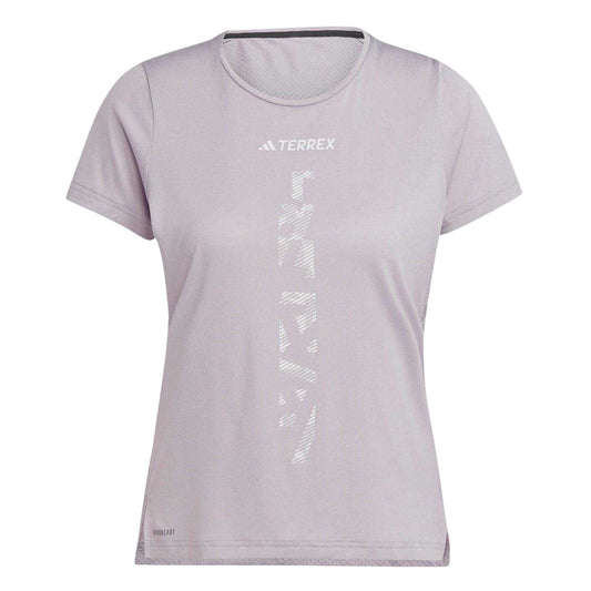 Preloved Fig - Front - Adidas Womens-Ladies Terrex Agravic Trail Regular T-Shirt