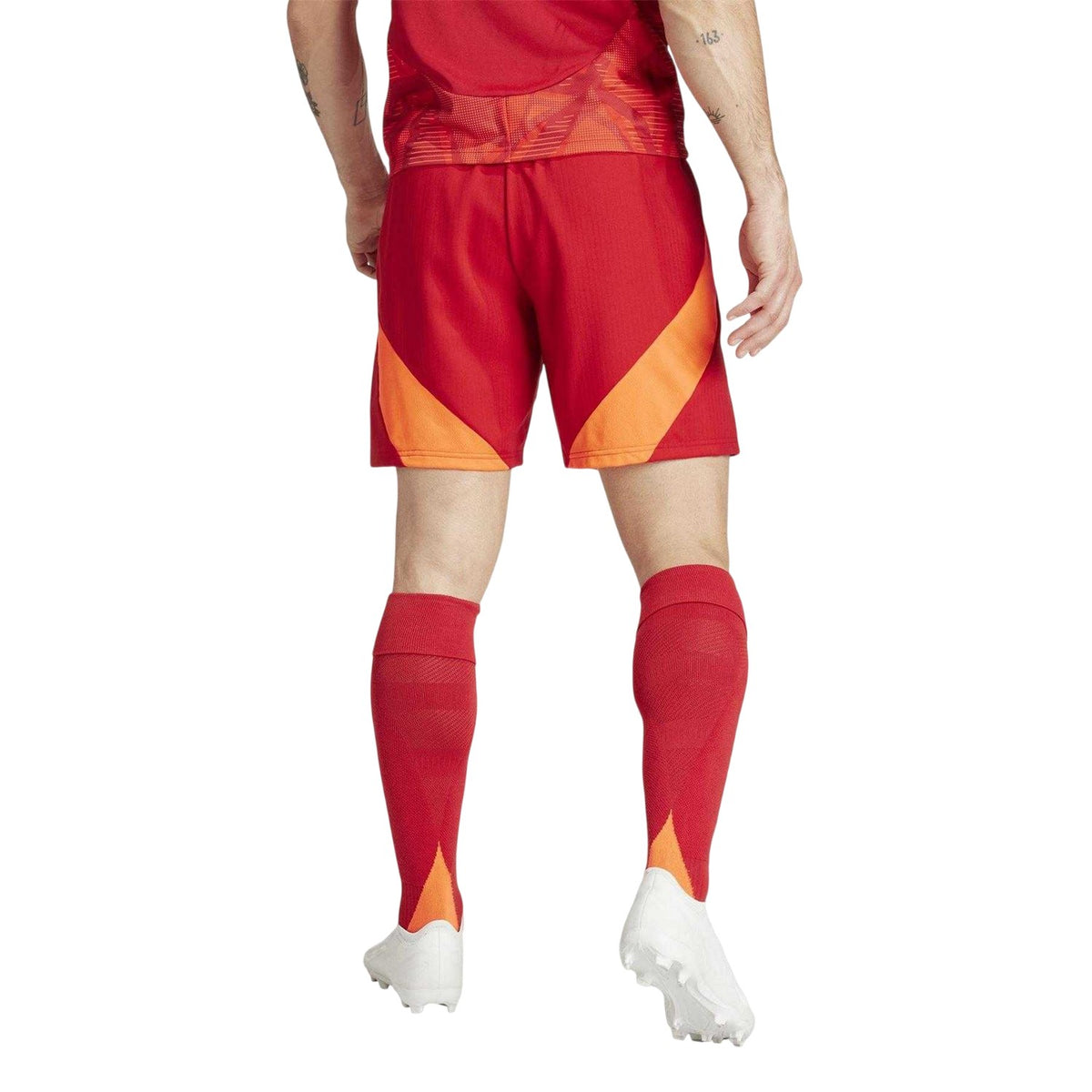 Team Power Red - Back - Adidas Mens Tiro 24 Football Shorts