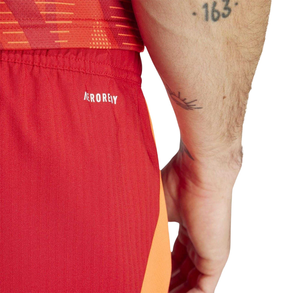 Team Power Red - Side - Adidas Mens Tiro 24 Football Shorts