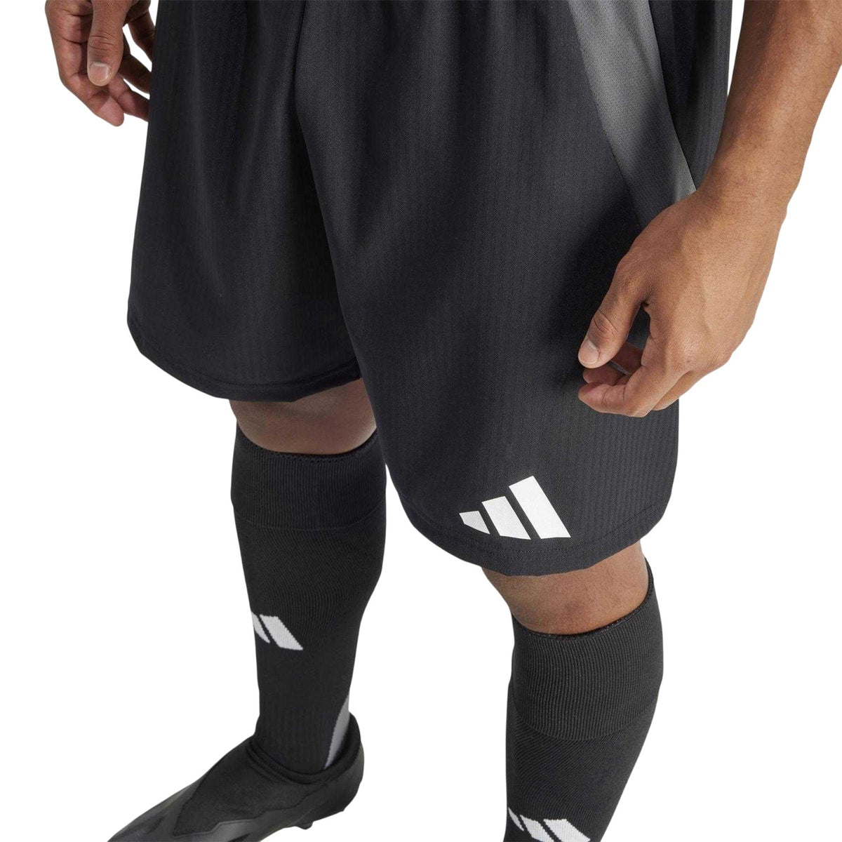 Black - Side - Adidas Mens Tiro 24 Football Shorts