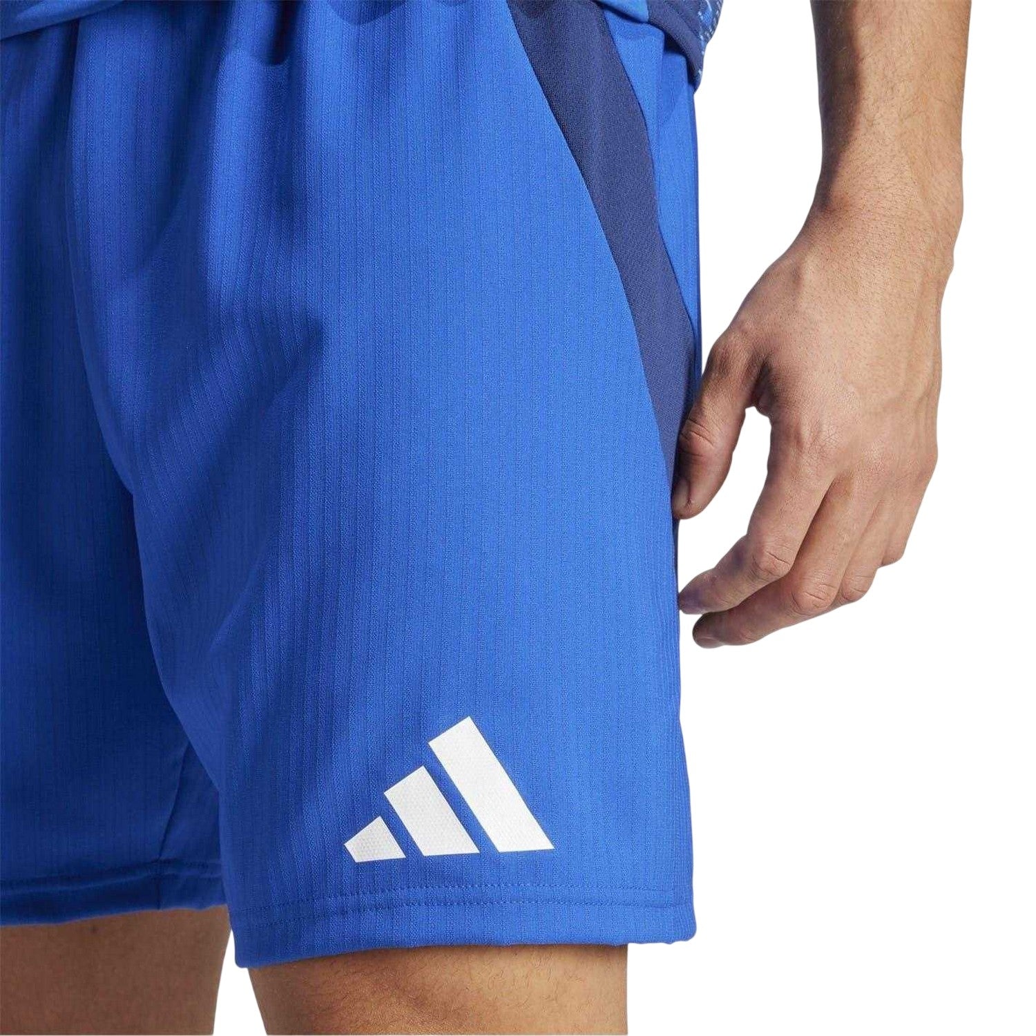 Royal Blue - Side - Adidas Mens Tiro 24 Football Shorts