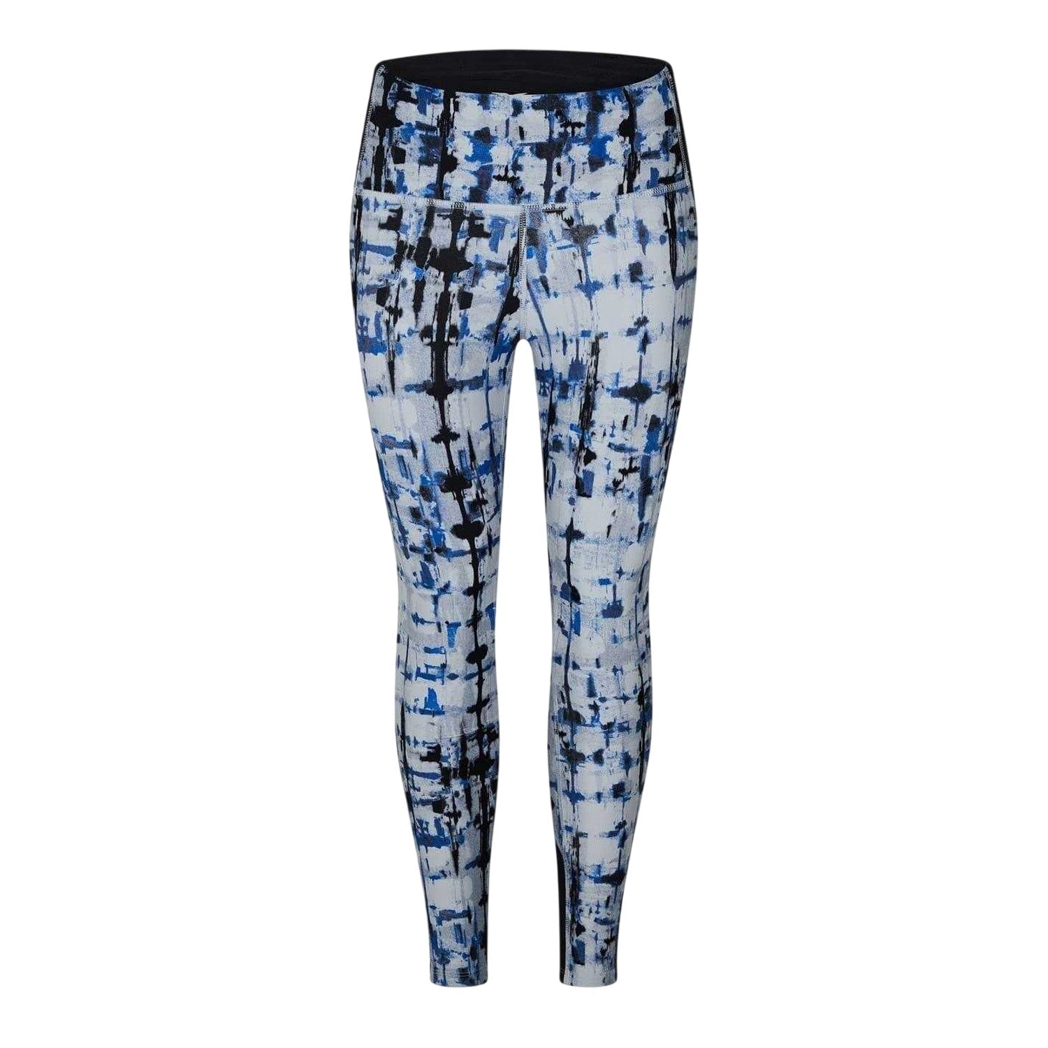 Pure Grey - Front - Reebok Womens-Ladies Tie Dye Leggings
