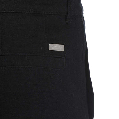Navy - Side - Armani Exchange Mens Regular Shorts