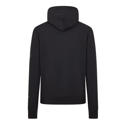 Black - Back - Money Mens Regular Long-Sleeved Hoodie