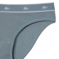 Silver - Back - Lacoste Womens-Ladies Cotton Stretch Briefs