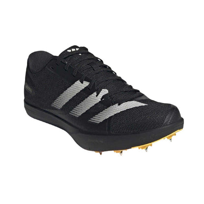 Black-Metallic - Front - Adidas Mens Adizero Trainers