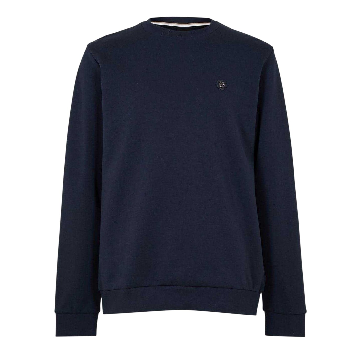 Dark Blue - Front - Boss Mens Logo Regular Sweatshirt