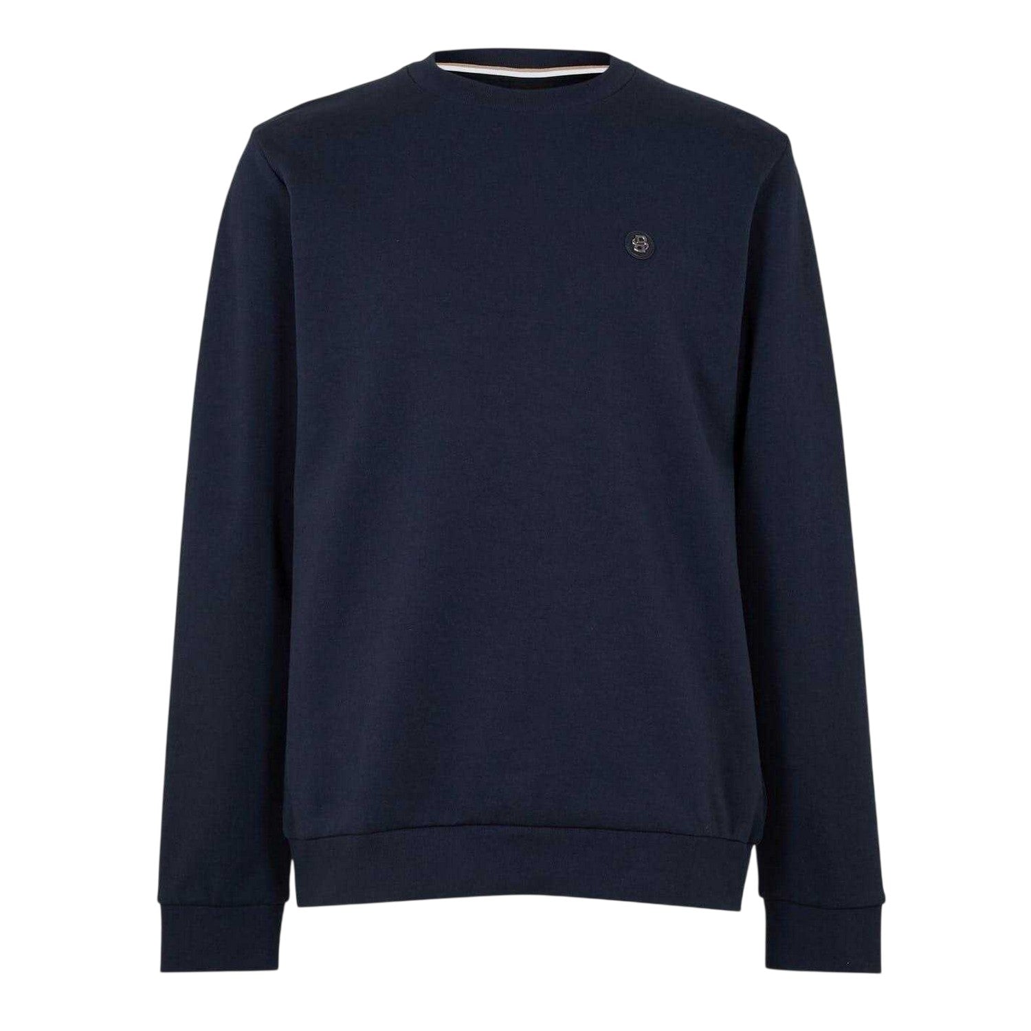 Dark Blue - Front - Boss Mens Logo Regular Sweatshirt
