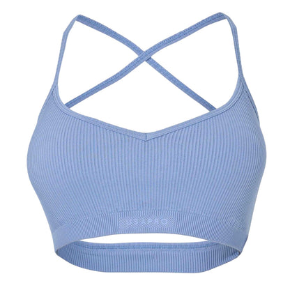 Dusk - Front - USA Pro Womens-Ladies Scrunch Sports Bra