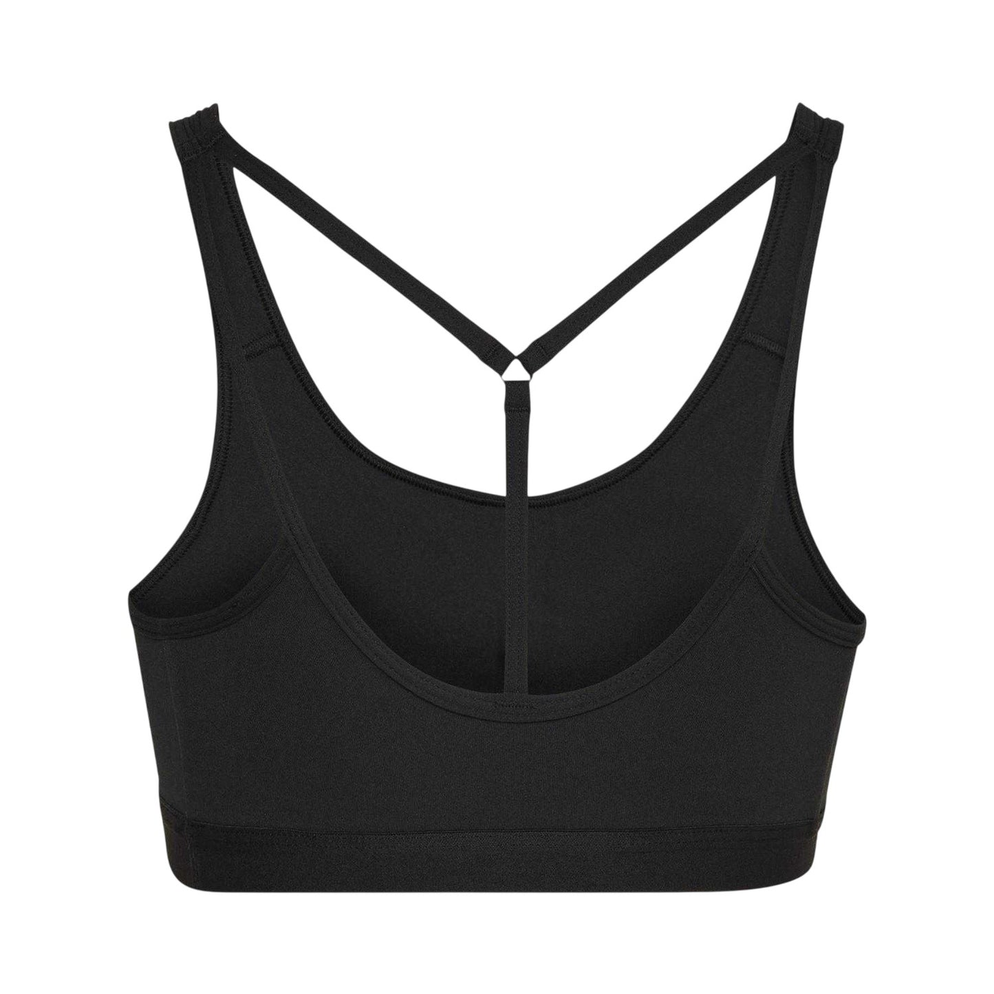 Black - Back - Adidas Womens-Ladies Coreessentials Medium Support Sports Bra