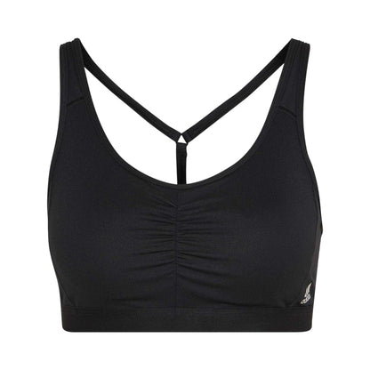 Black - Front - Adidas Womens-Ladies Coreessentials Medium Support Sports Bra
