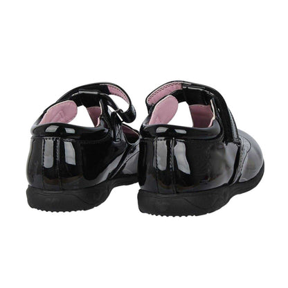 Black Patent - Back - Miso Girls Tilly School Shoes