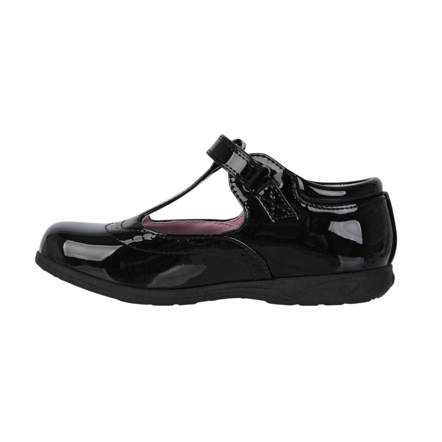Black Patent - Lifestyle - Miso Girls Tilly School Shoes