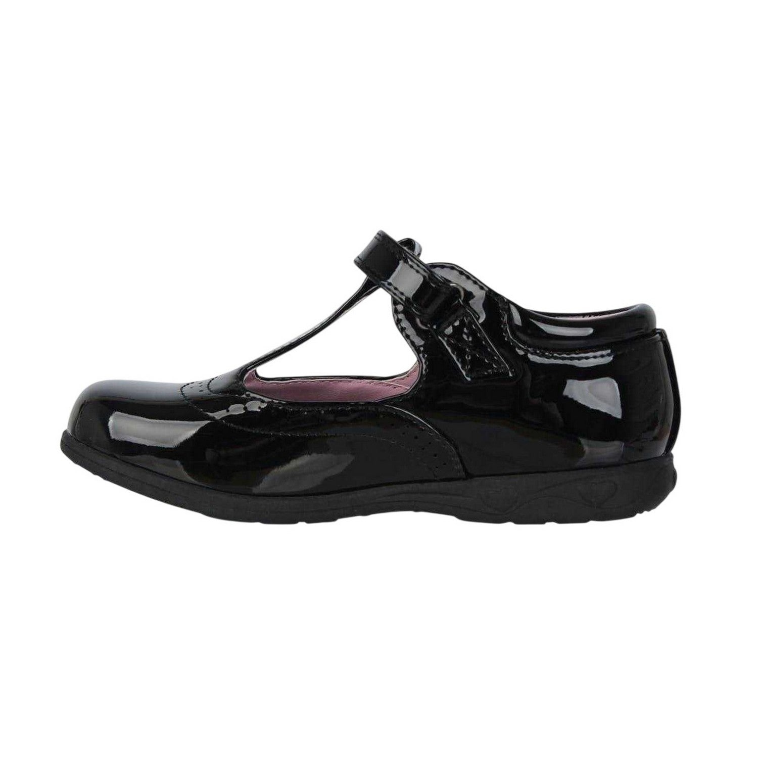 Black Patent - Lifestyle - Miso Girls Tilly School Shoes