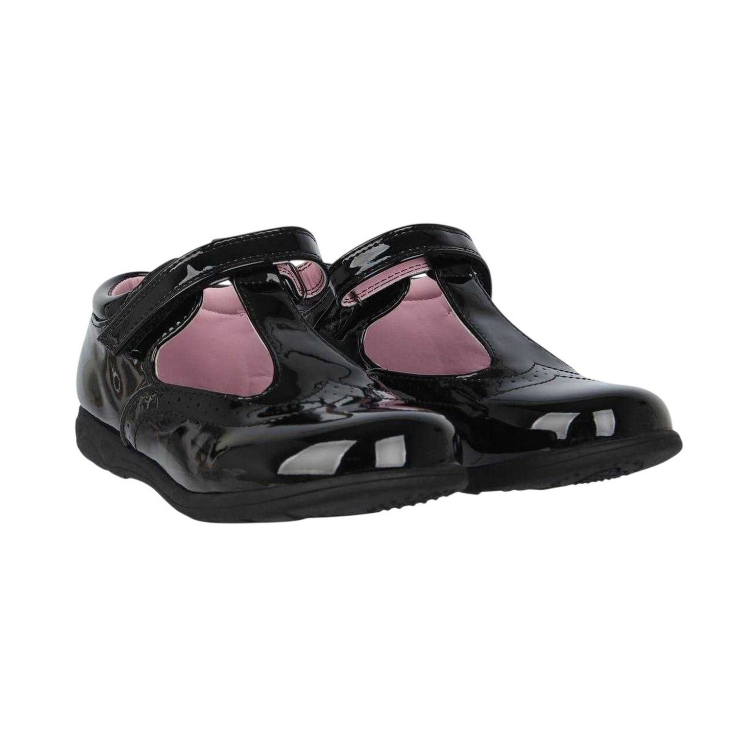 Black Patent - Pack Shot - Miso Girls Tilly School Shoes