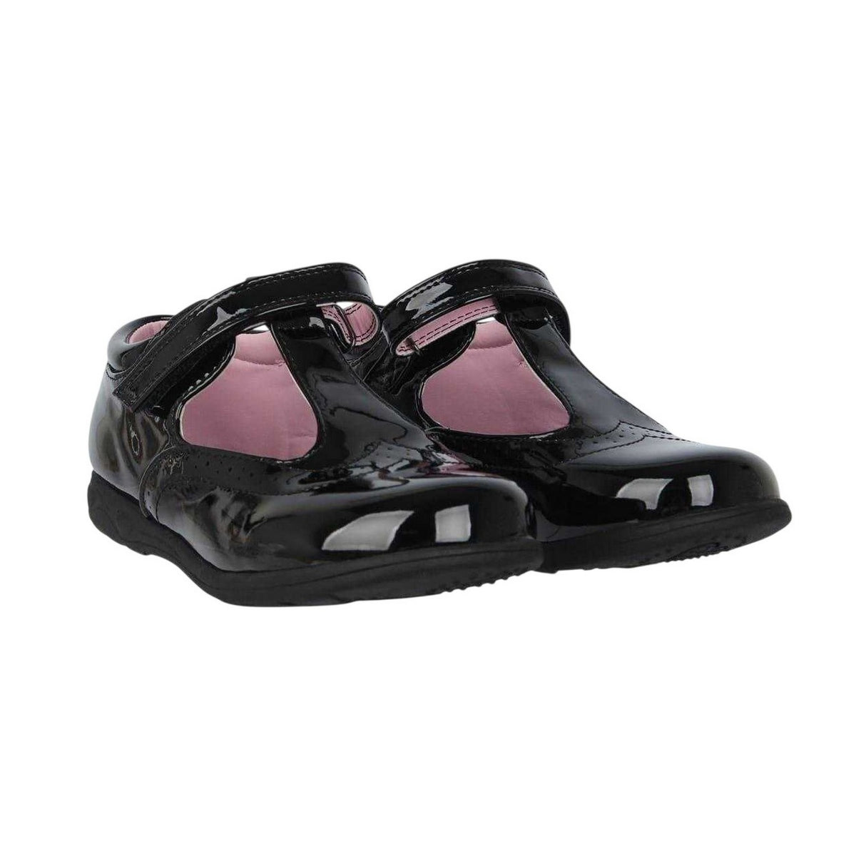 Black Patent - Pack Shot - Miso Girls Tilly School Shoes