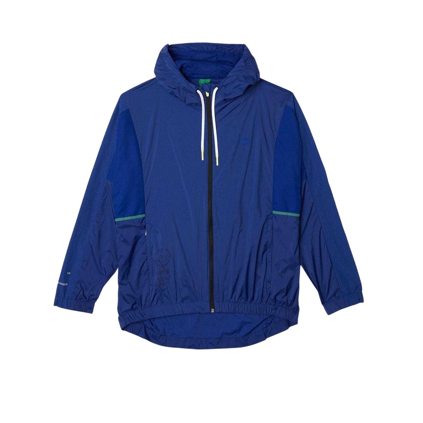 Blue - Front - Lacoste Mens Block Lightweight Windbreaker