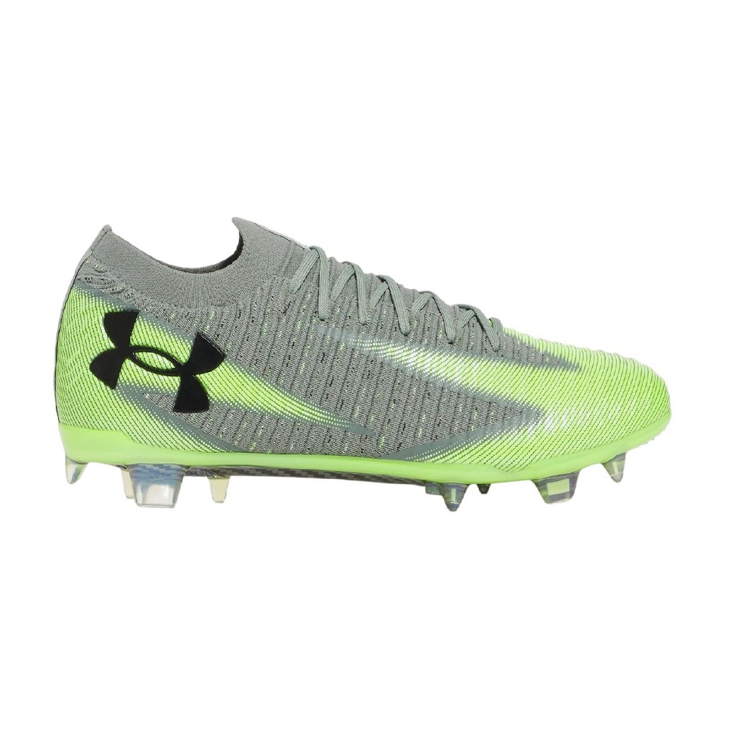 Green - Front - Under Armour Mens Shoody Elite 3 Firm Ground Football Boots