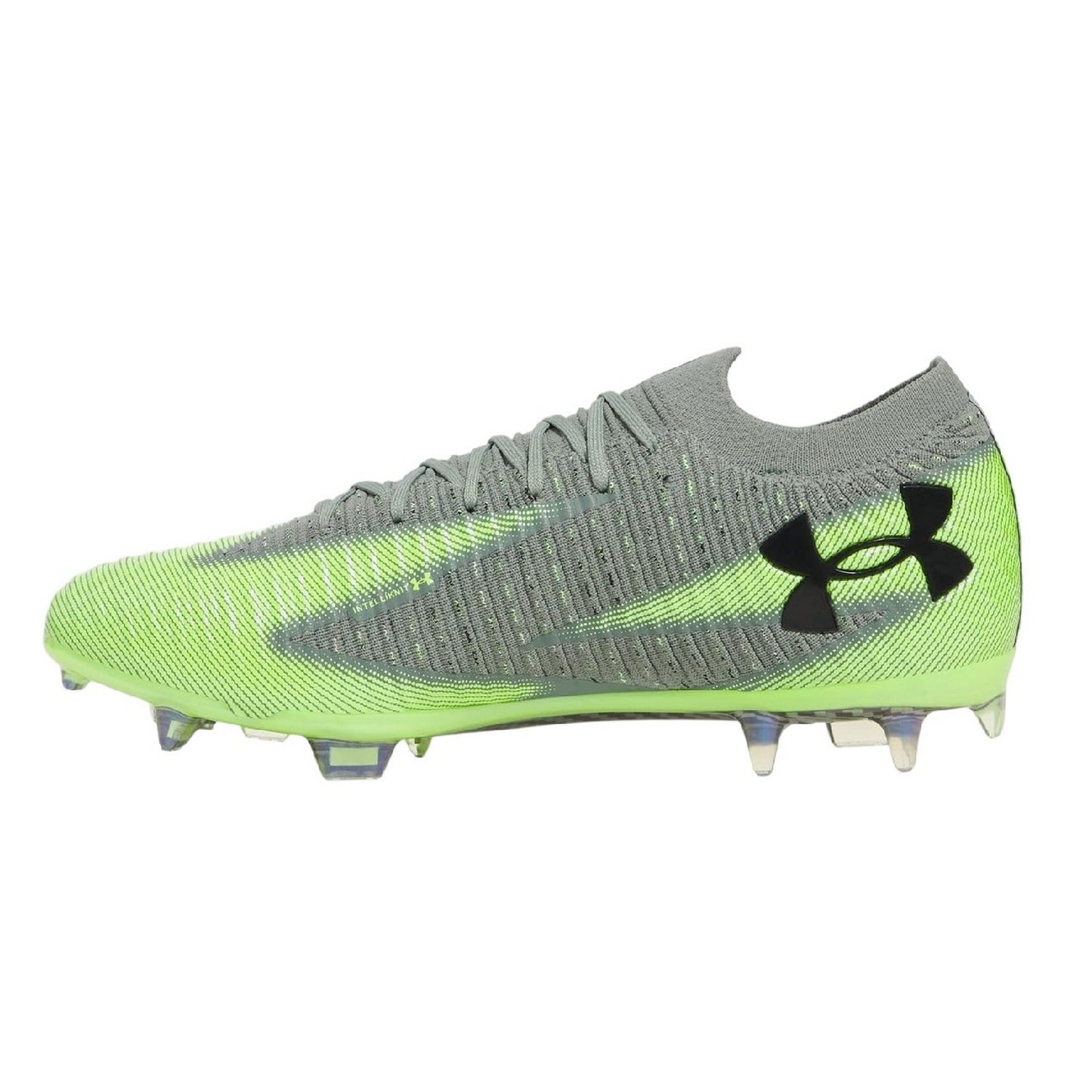 Green - Side - Under Armour Mens Shoody Elite 3 Firm Ground Football Boots