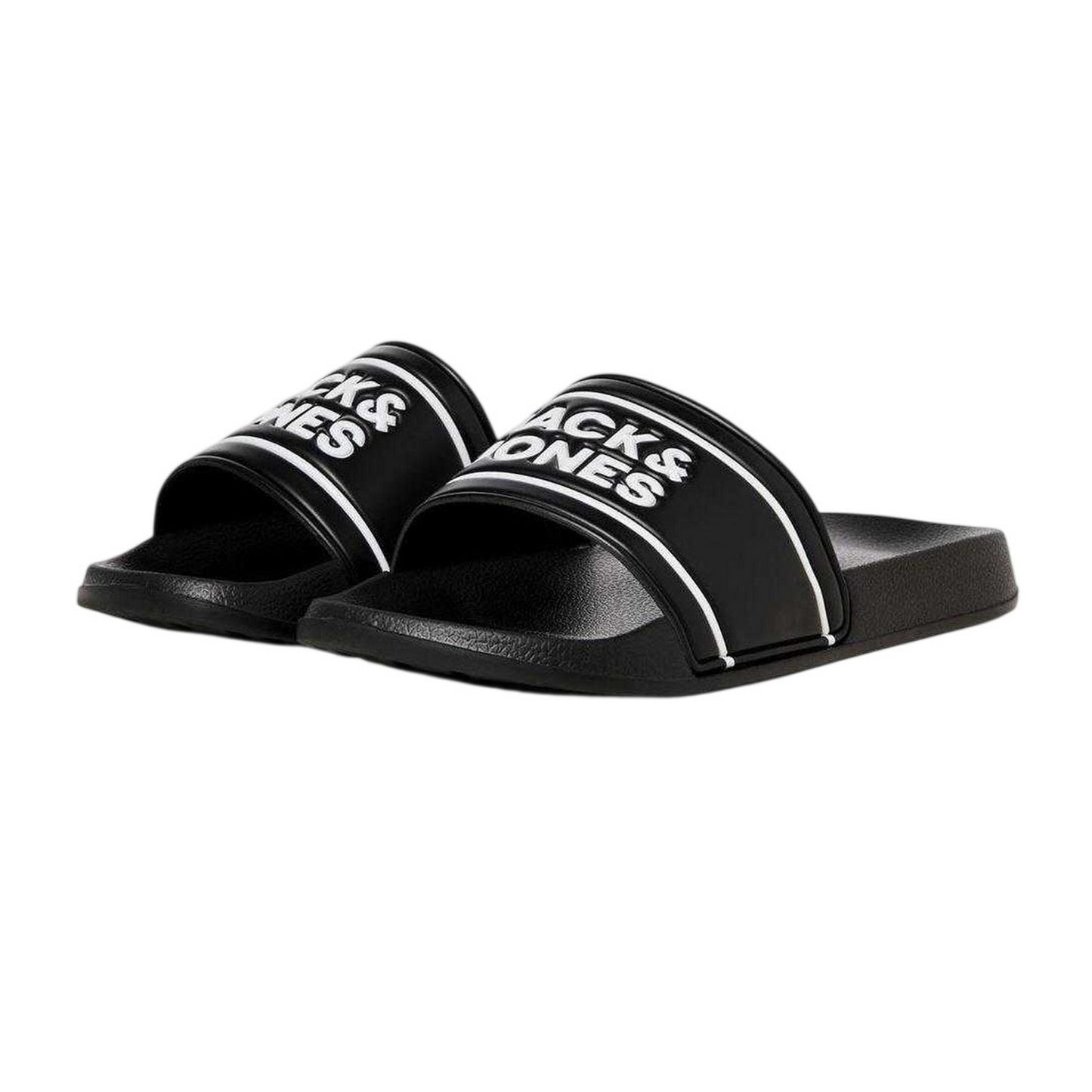 Anthracite - Front - Jack And Jones Mens Sliders