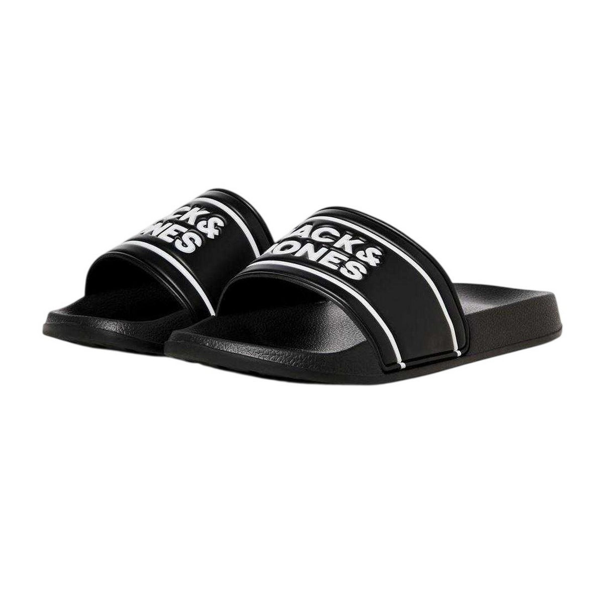 Anthracite - Front - Jack And Jones Mens Sliders