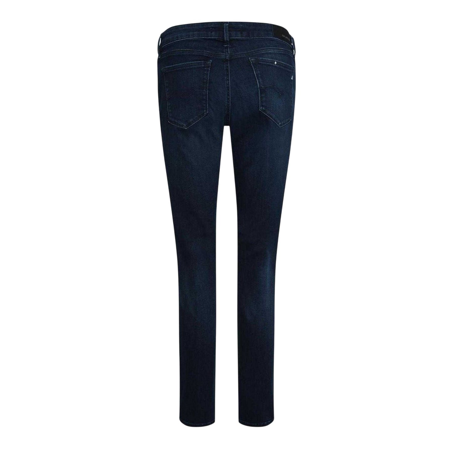 Blue - Back - Replay Womens-Ladies Cotton Blend Skinny Jeans