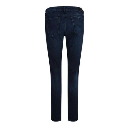 Blue - Back - Replay Womens-Ladies Cotton Blend Skinny Jeans