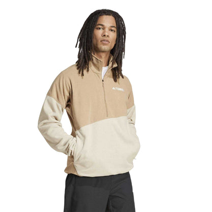 Brown - Side - Adidas Mens Terrex Anorak