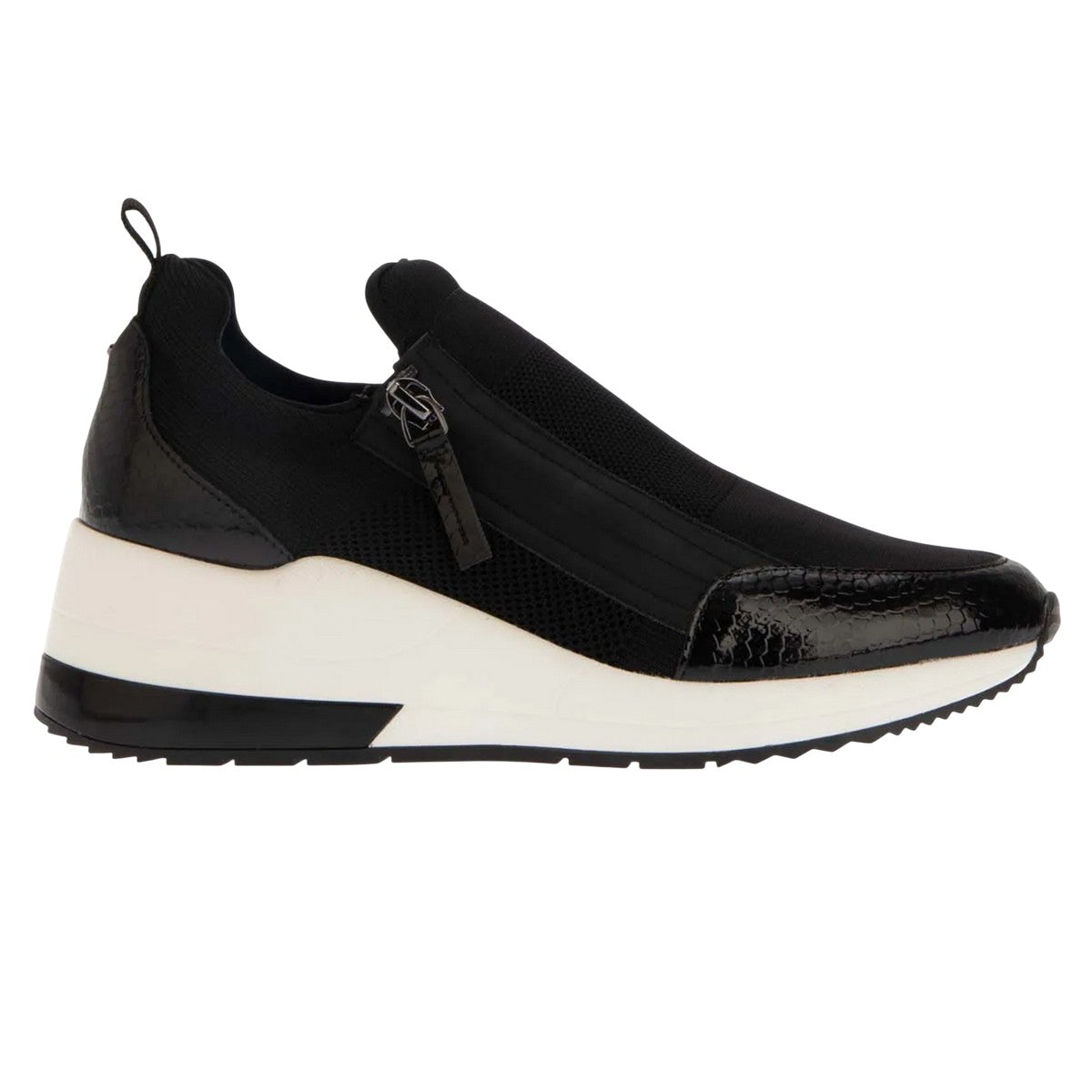 Black - Lifestyle - Dune London Womens-Ladies Ellens Wedge Trainers