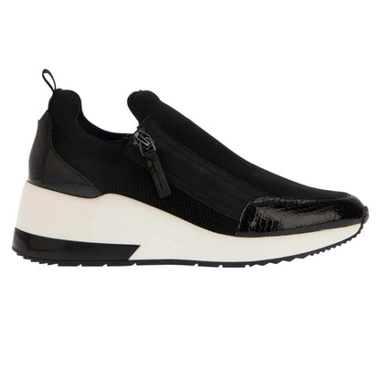 Black - Lifestyle - Dune London Womens-Ladies Ellens Wedge Trainers