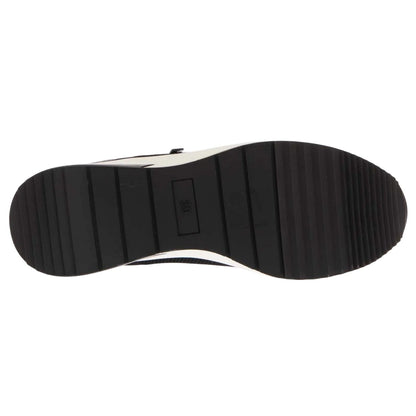 Black - Side - Dune London Womens-Ladies Ellens Wedge Trainers